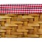 Vintiquewise Small Rectangular Basket Lined with Gingham Lining QI003085 - alternate 4
